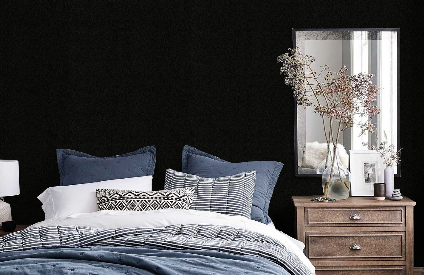 Обои 18062 фото в интерьере спальни