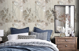 Обои 18227 фото в интерьере спальни превью