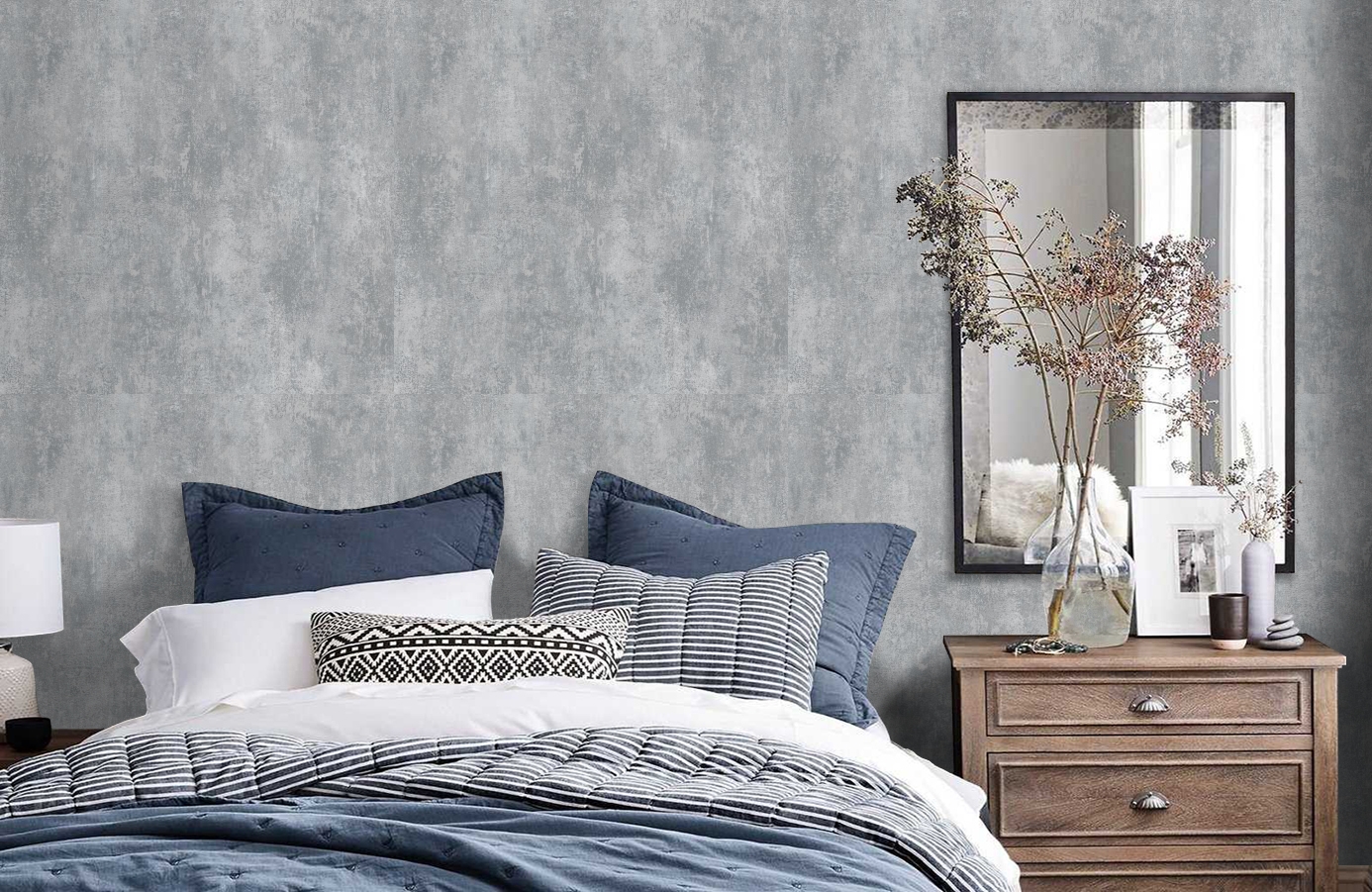 Обои 18317 фото в интерьере спальни