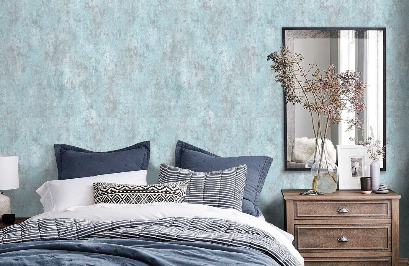 Обои 18318 фото в интерьере спальни