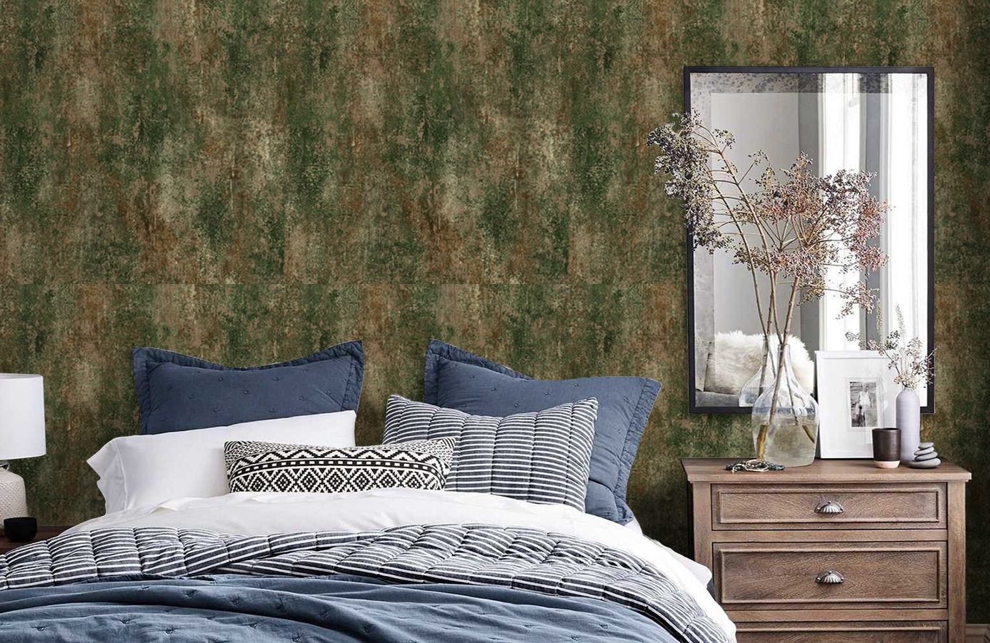 Обои 18319 фото в интерьере спальни