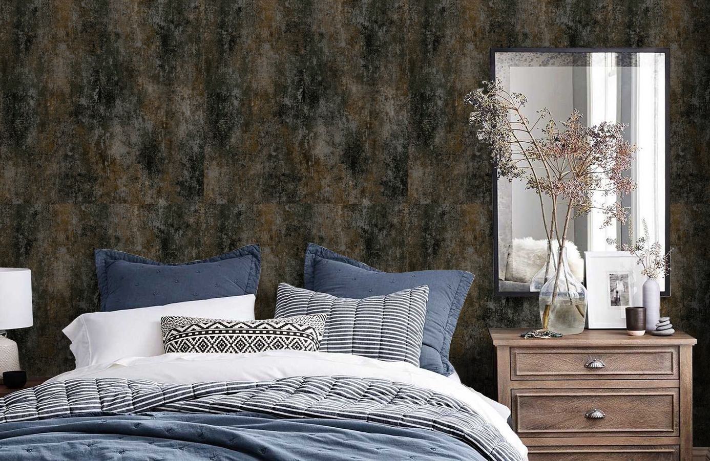 Обои 18324 фото в интерьере спальни