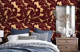 Обои 195002 фото в интерьере спальни превью