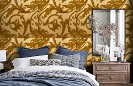 Обои 195009 фото в интерьере спальни превью