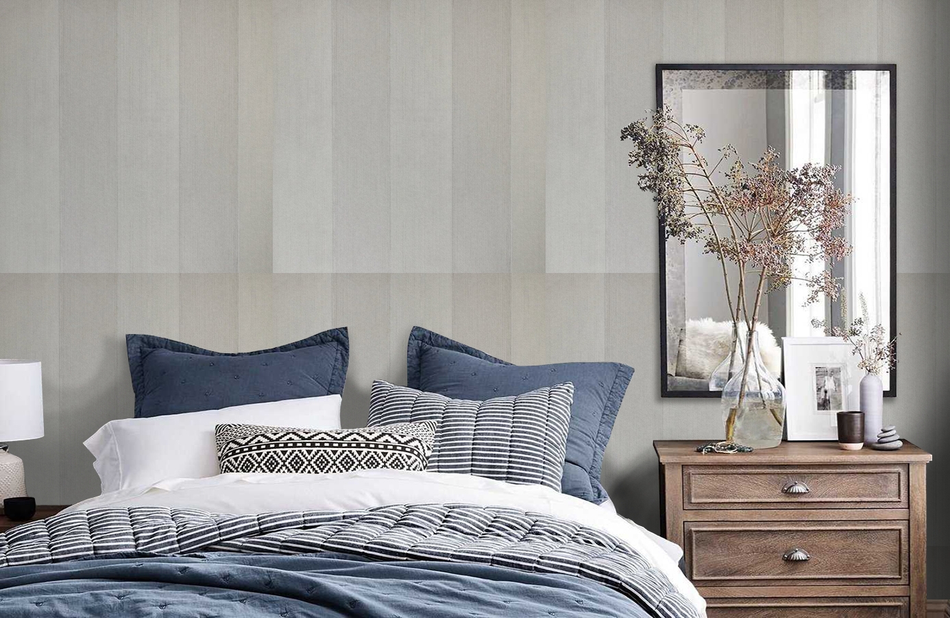 Обои 195012 фото в интерьере спальни