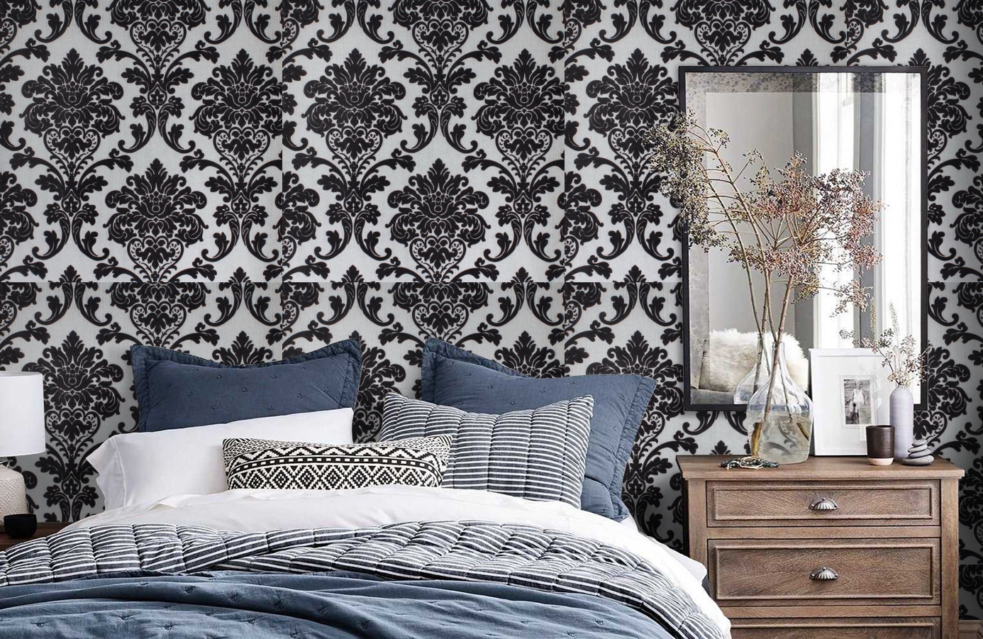 Обои 195019 фото в интерьере спальни Обои 195019 фото в интерьере спальни