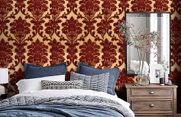 Обои 195021 фото в интерьере спальни превью