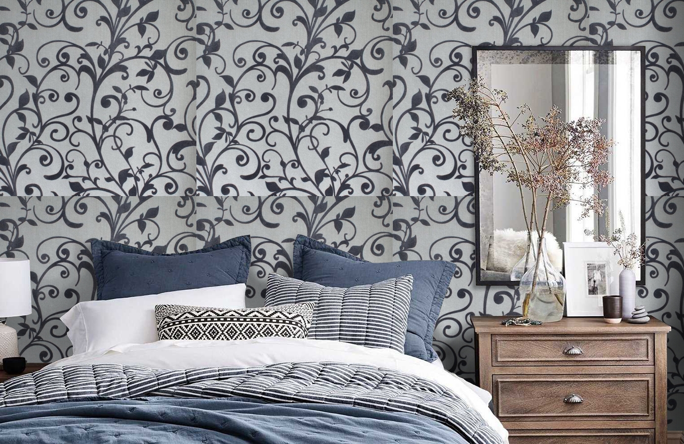 Обои 195029 фото в интерьере спальни Обои 195029 фото в интерьере спальни