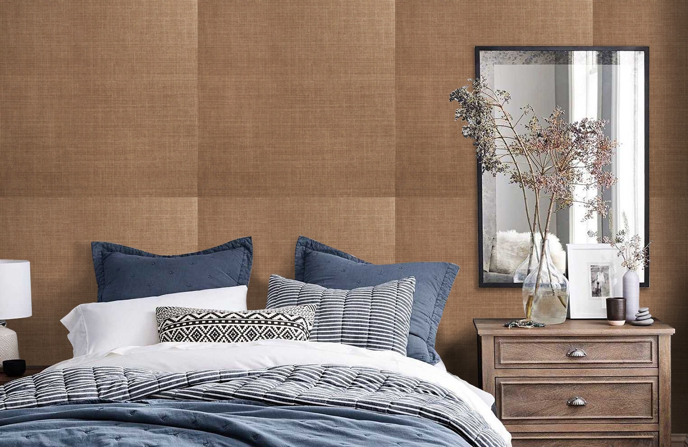 Обои 195031 фото в интерьере спальни