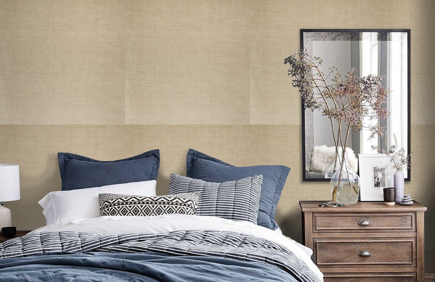 Обои 195032 фото в интерьере спальни