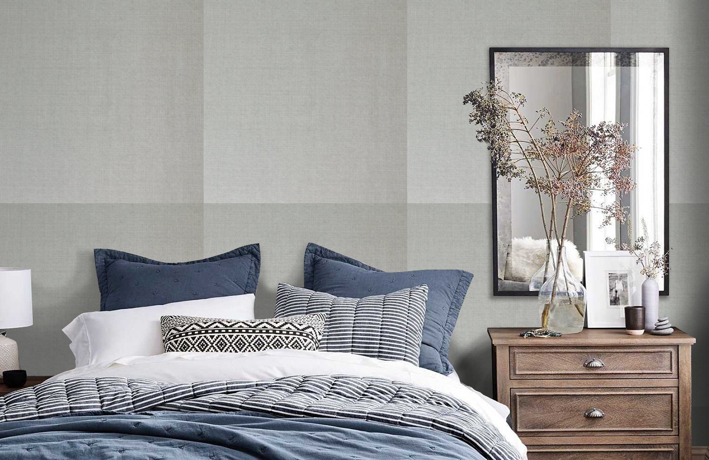 Обои 195033 фото в интерьере спальни