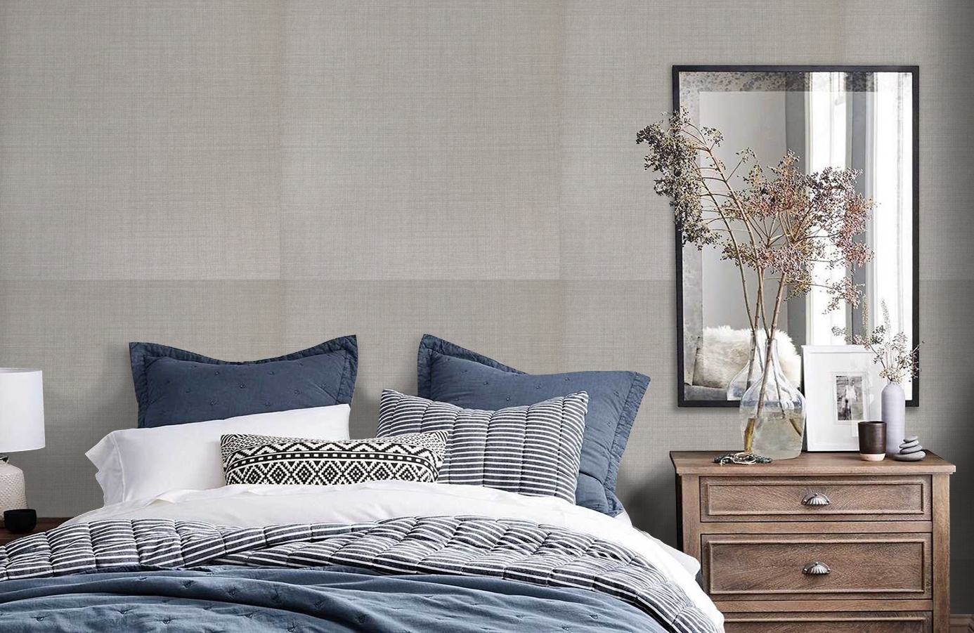 Обои 195034 фото в интерьере спальни