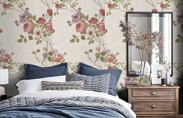 Обои 40415 фото в интерьере спальни превью