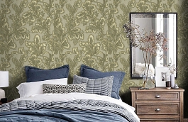 Обои 650806 фото в интерьере спальни превью