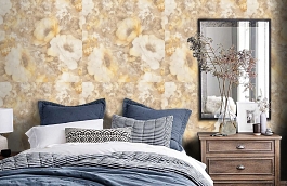 Обои 935721 фото в интерьере спальни превью