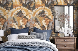 Обои 966435 фото в интерьере спальни превью