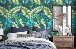 Обои 966459 фото в интерьере спальни превью