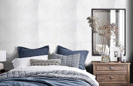 Обои CD60106 фото в интерьере спальни превью