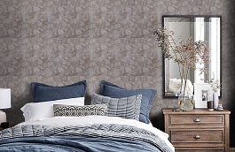 Обои CD60109 фото в интерьере спальни превью