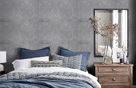 Обои CD70102 фото в интерьере спальни превью
