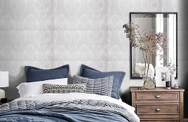 Обои CD70104 фото в интерьере спальни превью