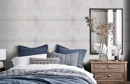 Обои CD70106 фото в интерьере спальни превью