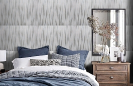 Обои HL0905 фото в интерьере спальни превью