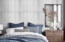 Обои HL1204 фото в интерьере спальни превью