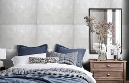 Обои HL1404 фото в интерьере спальни превью