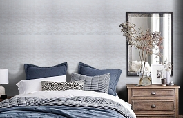 Обои HL1503 фото в интерьере спальни превью