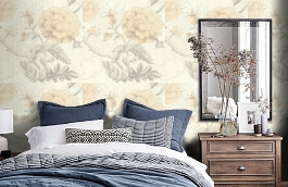 Обои MI20104 фото в интерьере спальни превью