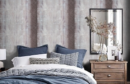 Обои PS11002 фото в интерьере спальни превью