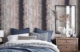 Обои PS11005 фото в интерьере спальни превью