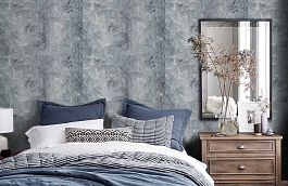 Обои PS33005 фото в интерьере спальни превью