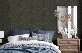 Обои RC19054 фото в интерьере спальни превью