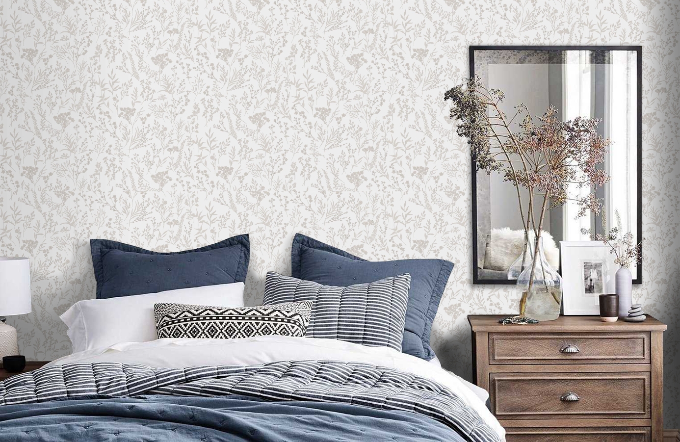 Обои 285212 фото в интерьере спальни