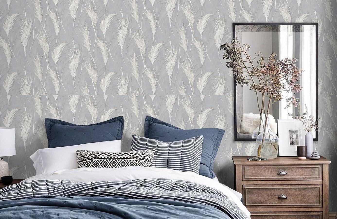 Обои 285558 фото в интерьере спальни