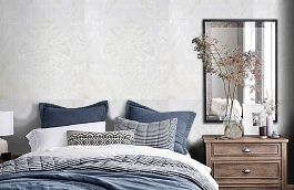 Обои 71005-1 фото в интерьере спальни превью