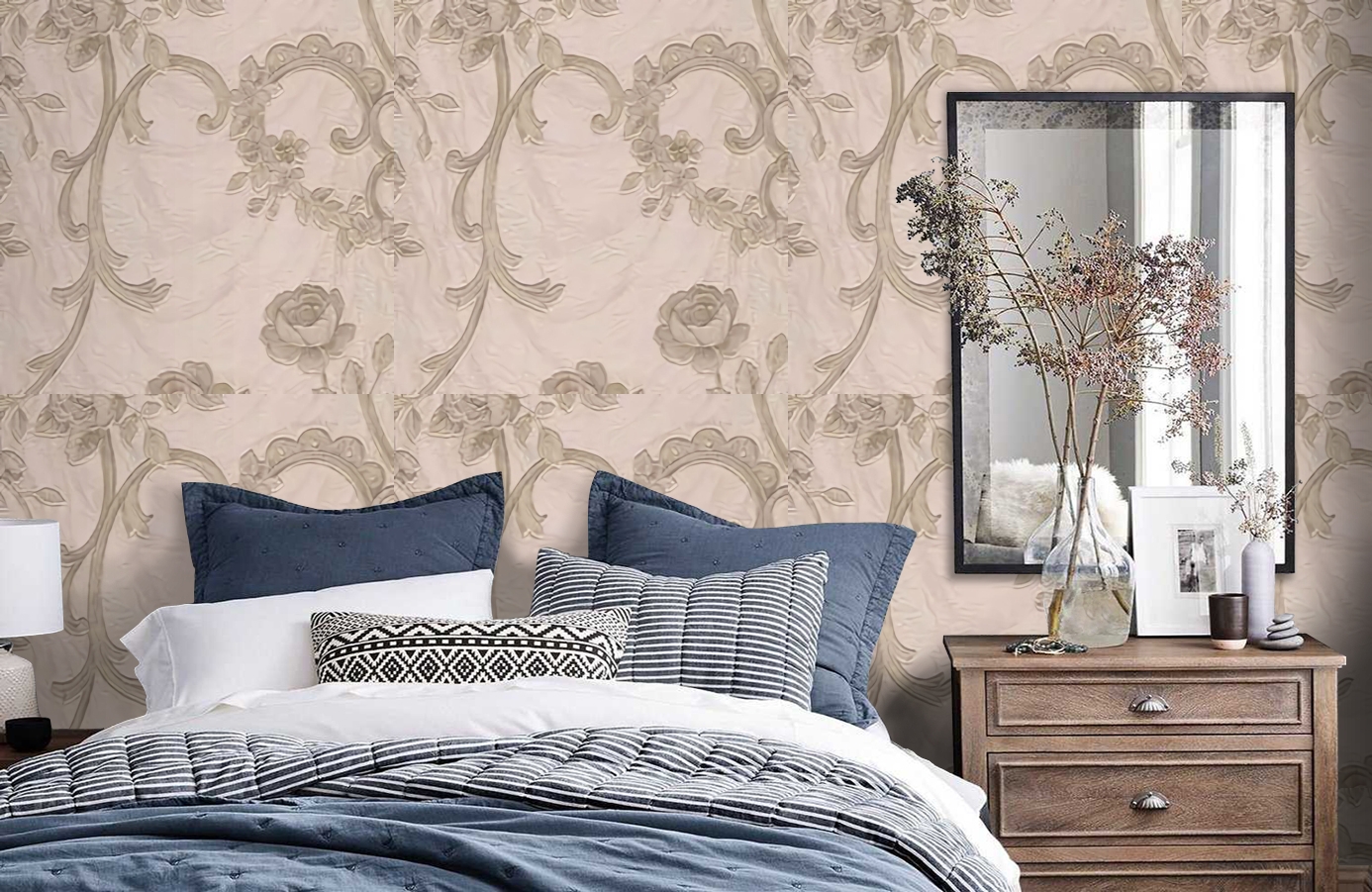 Обои 81205 фото в интерьере спальни