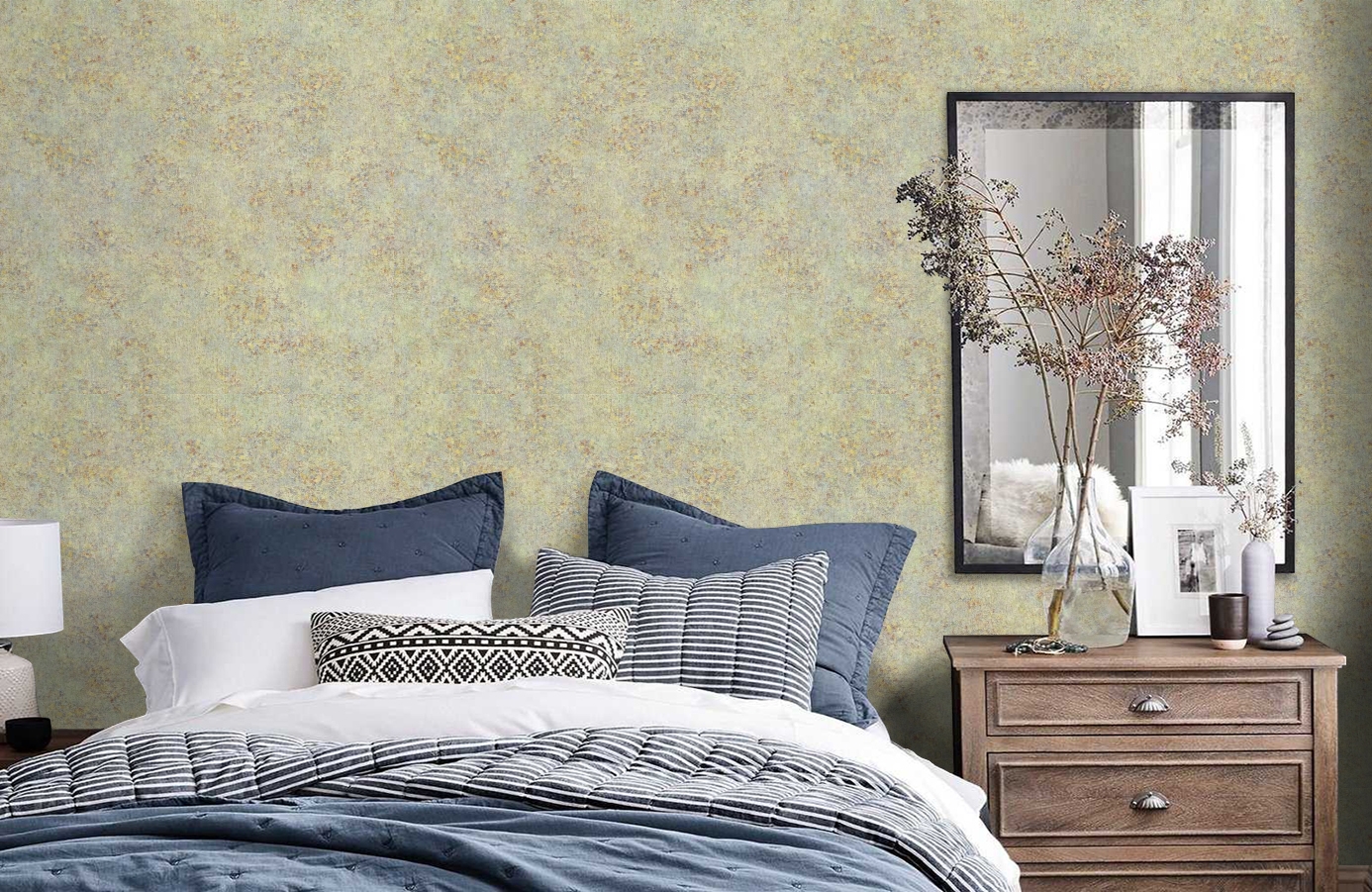 Обои 82045 фото в интерьере спальни