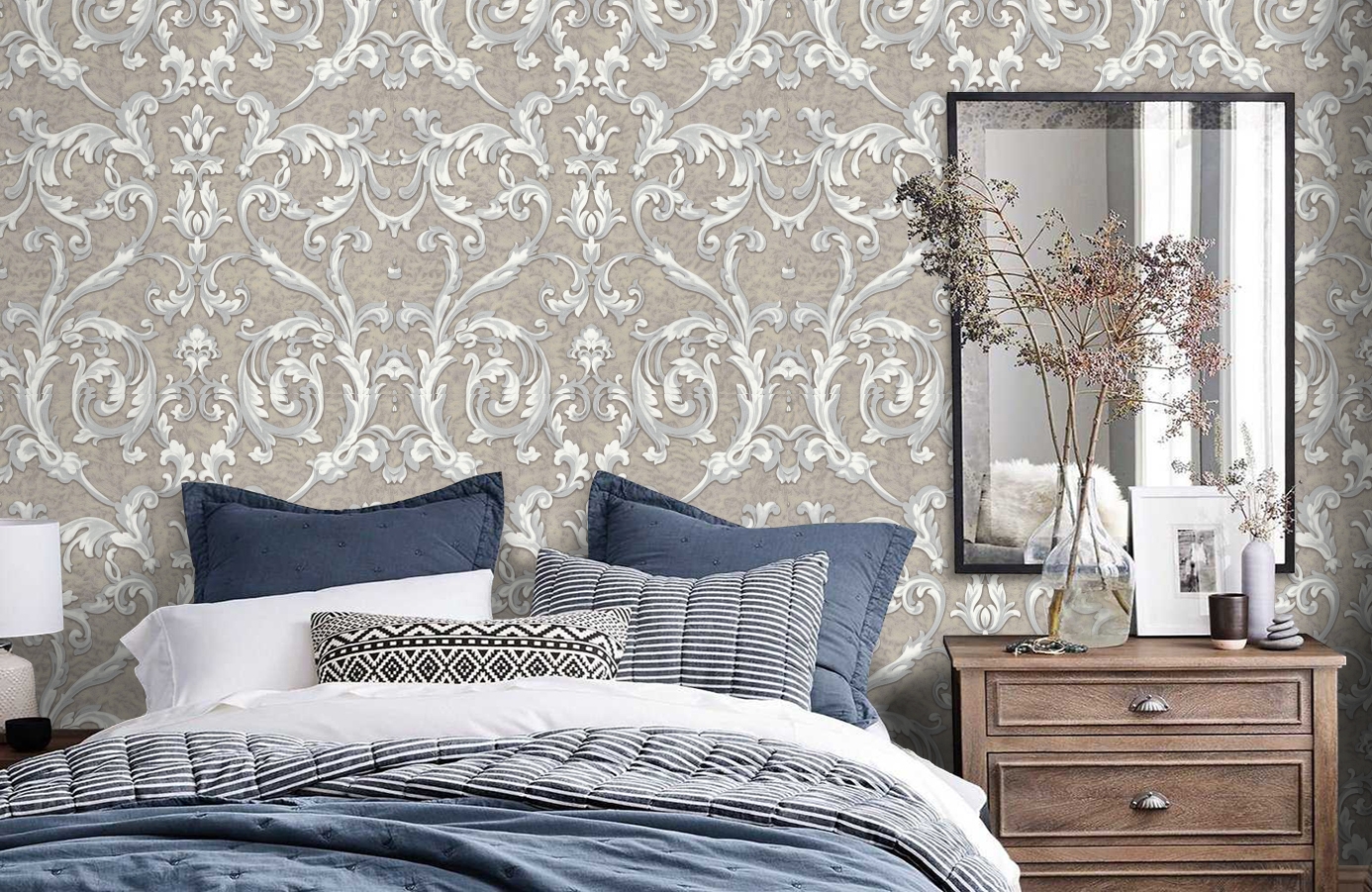 Обои 82090 фото в интерьере спальни