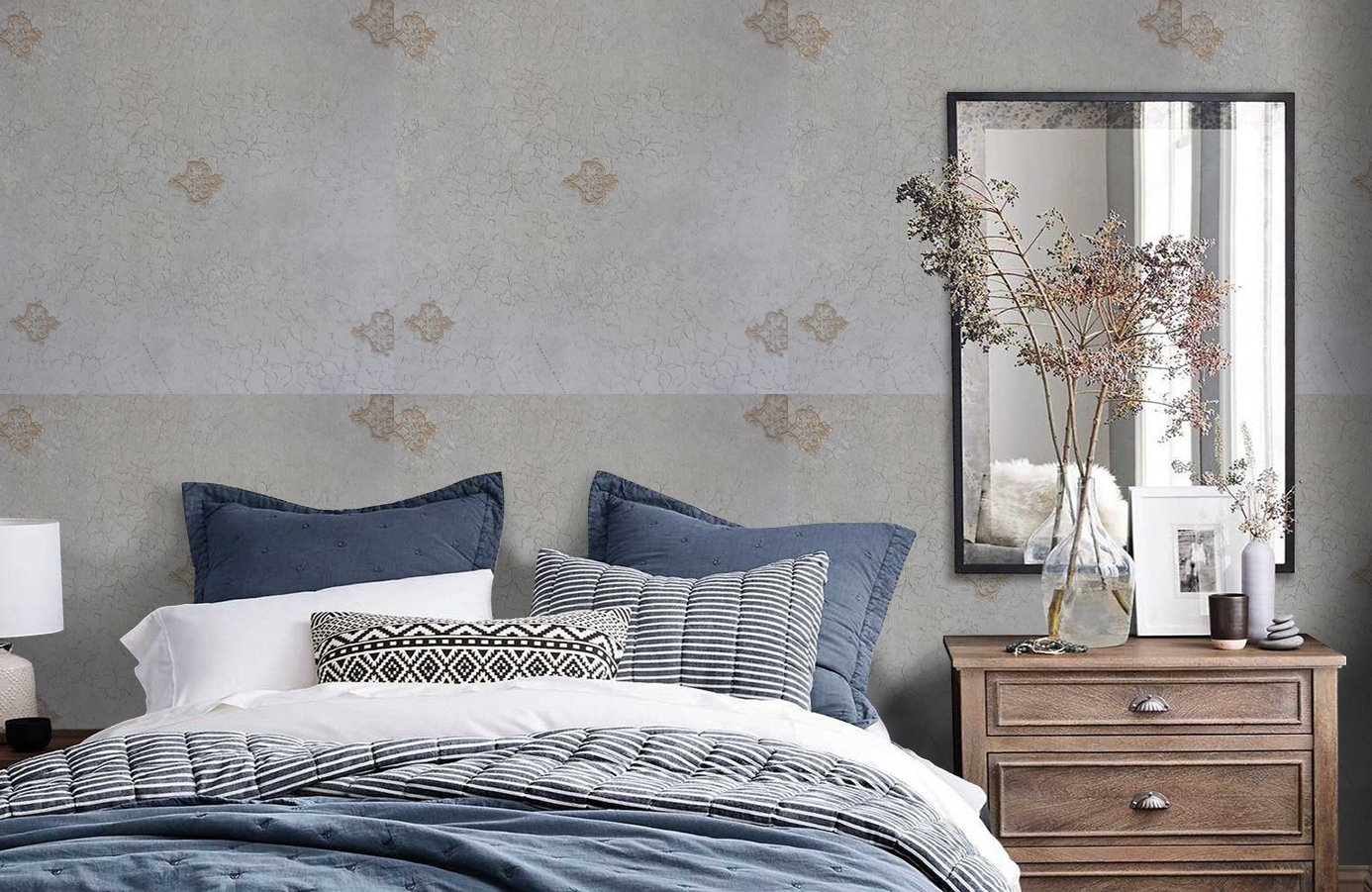 Обои 83017 фото в интерьере спальни Обои 83017 фото в интерьере спальни