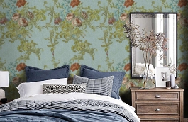 Обои 87886 фото в интерьере спальни превью