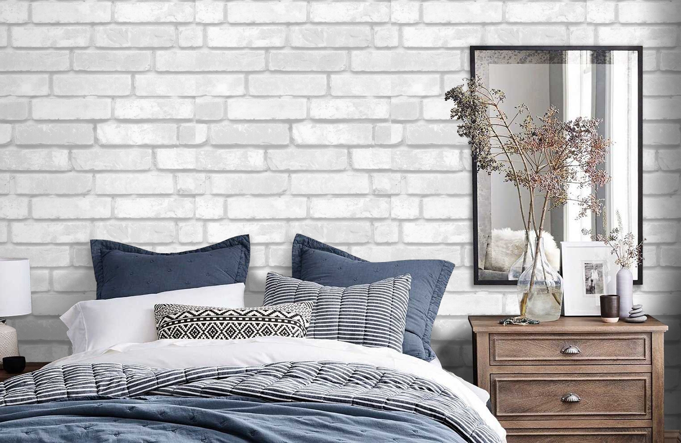 Обои 888851 фото в интерьере спальни