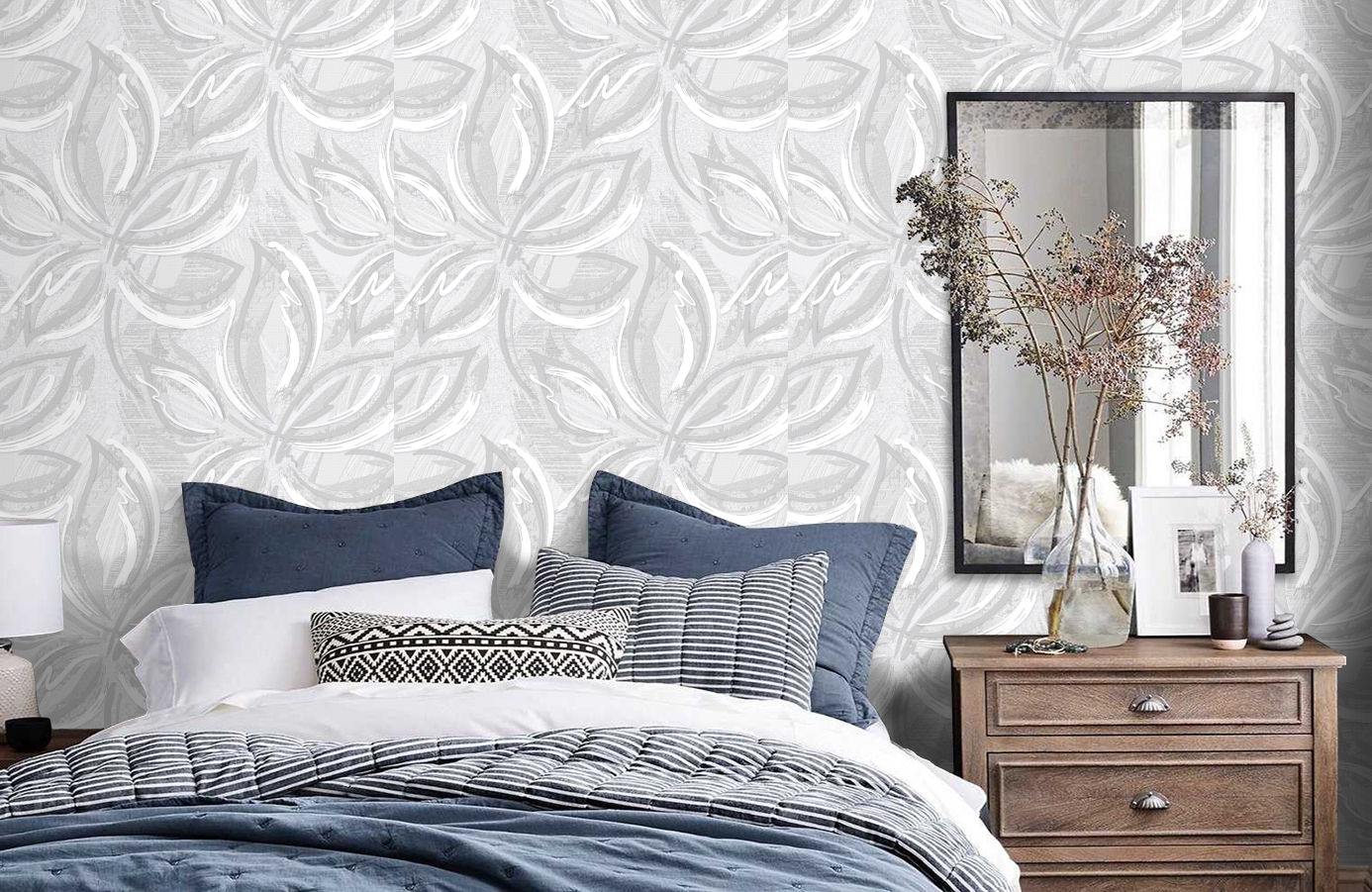 Обои 888861 фото в интерьере спальни