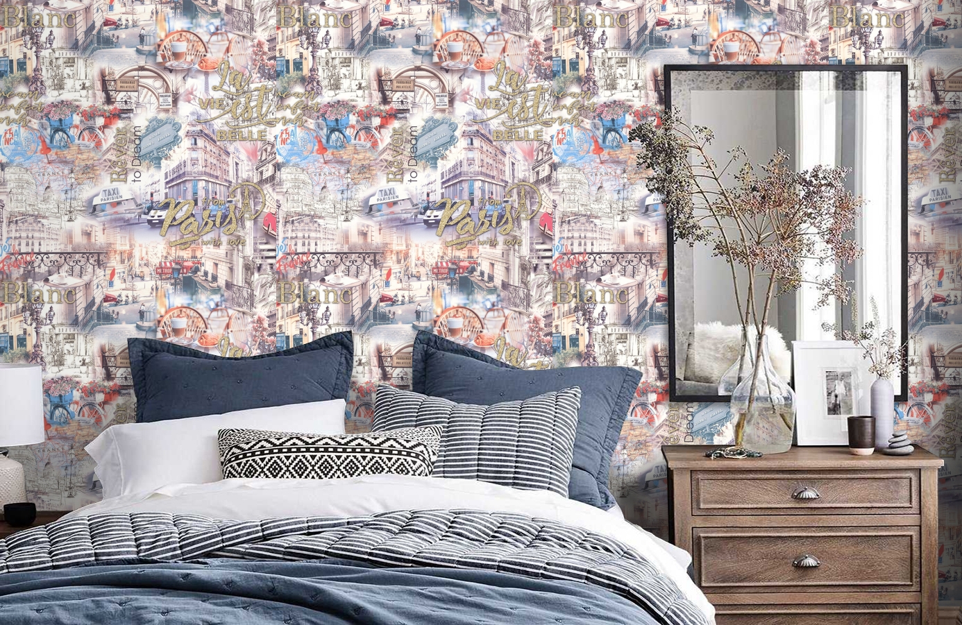 Обои 889435 фото в интерьере спальни