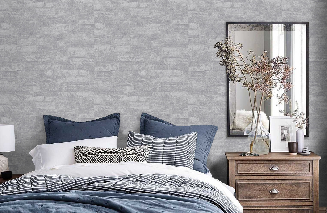 Обои 889607 фото в интерьере спальни