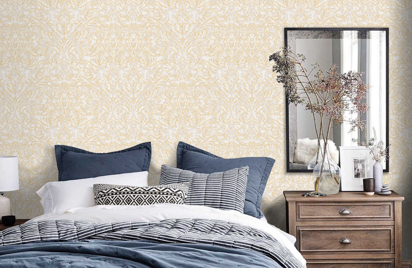 Обои 889796 фото в интерьере спальни