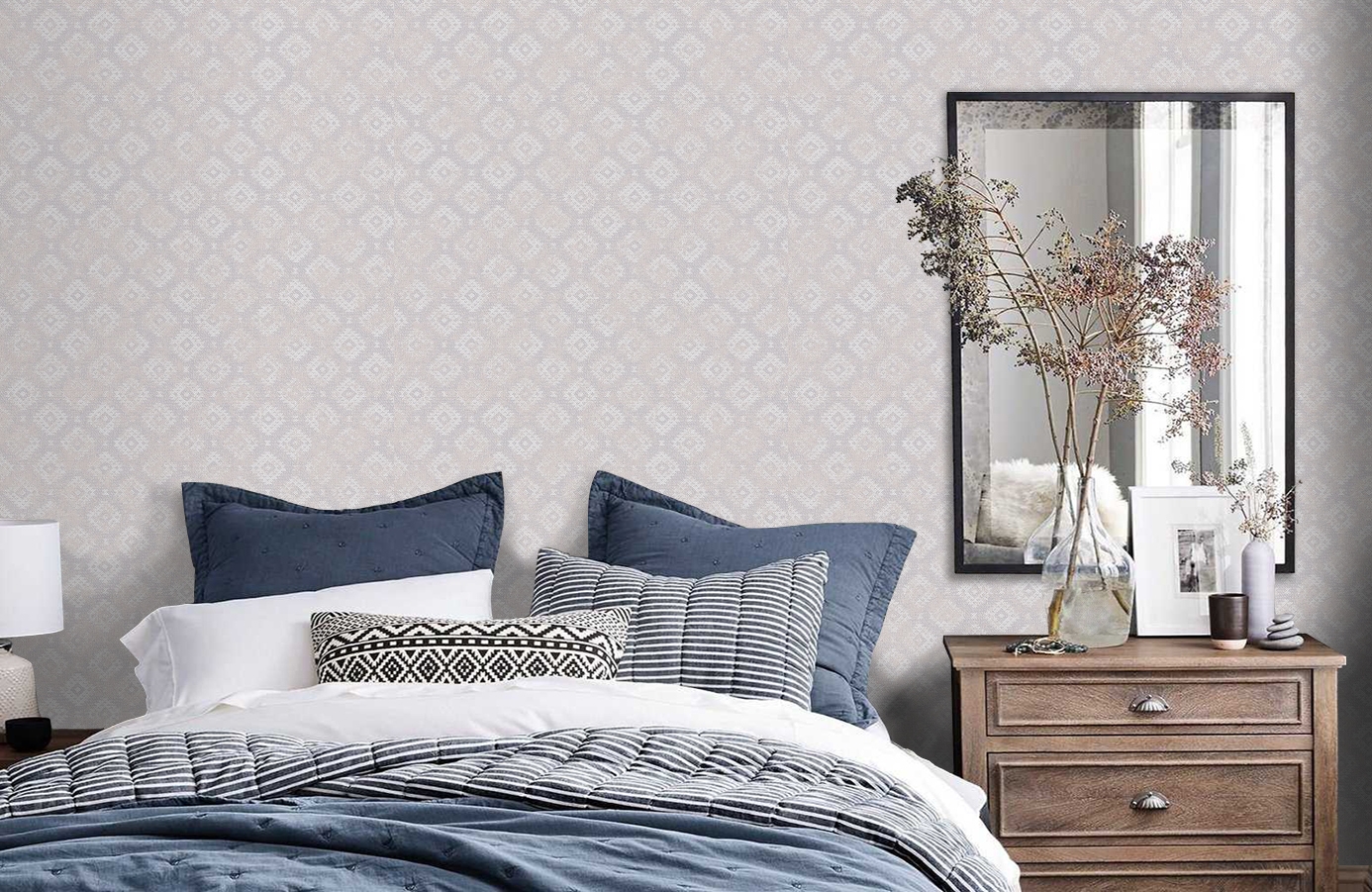 Обои 889804 фото в интерьере спальни