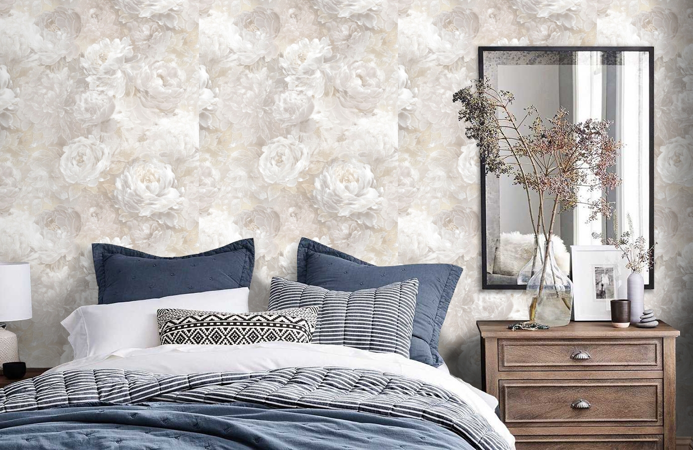 Обои 889832 фото в интерьере спальни